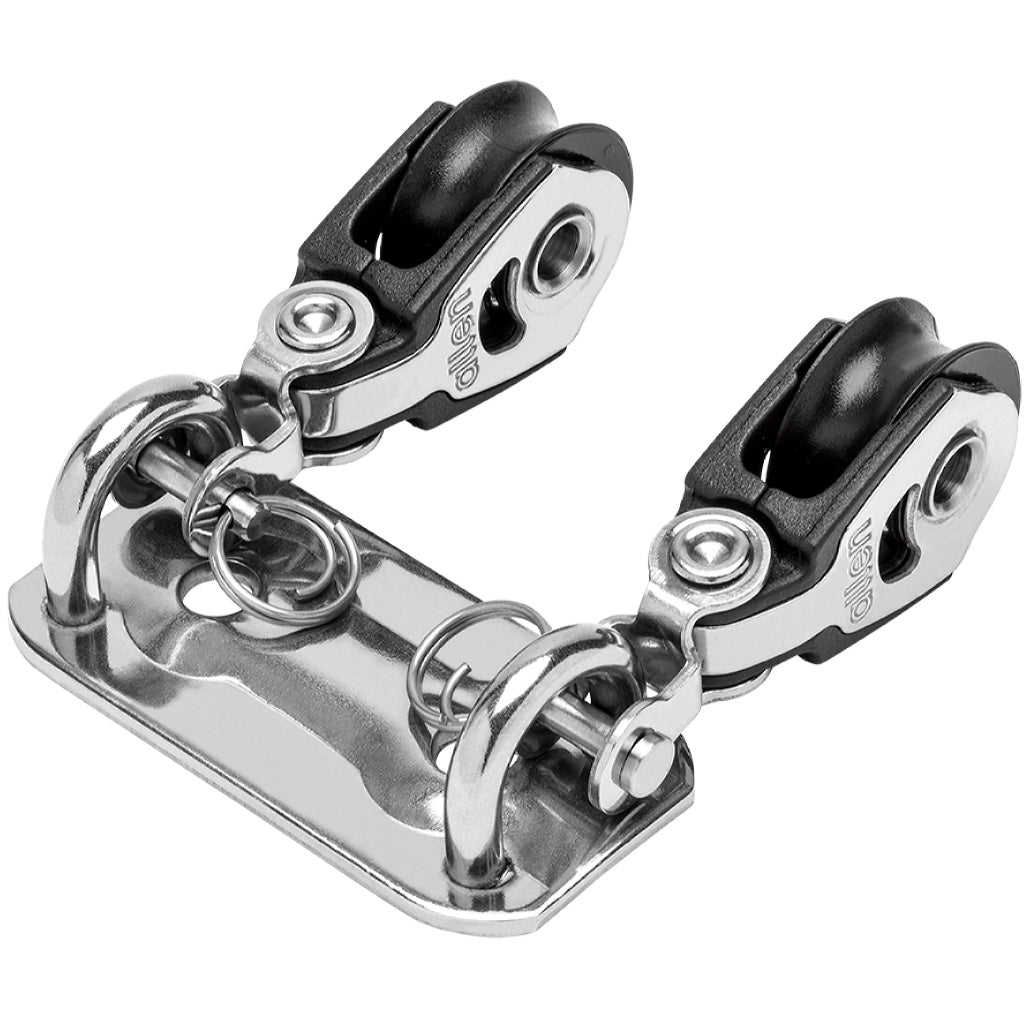 ILCA deck mounting plate with two 20mm blocks