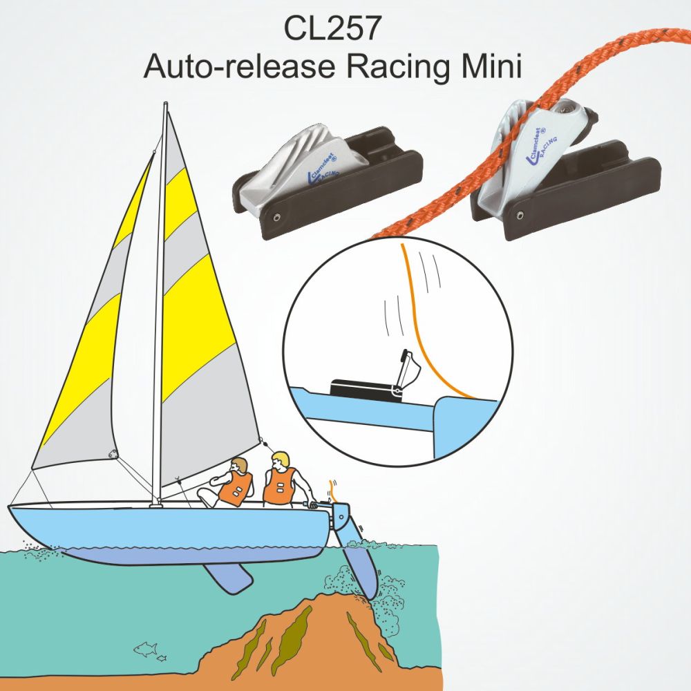 Clamcleat Auto-release racing mini