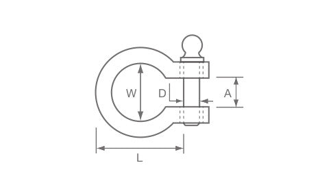 Pressed shackle